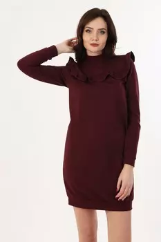 Платье трикотажное Индира (винное)