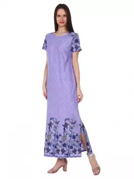 Платье трикотажное Исидора (сиреневое) рр