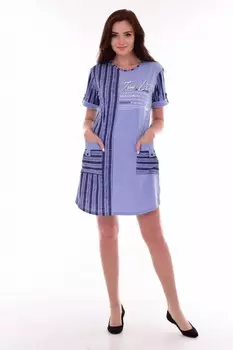 Платье трикотажное Истина (голубое)