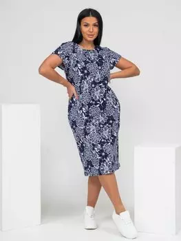 Платье трикотажное Иванна (черное)