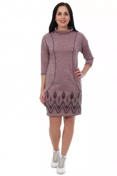 Платье трикотажное Эйвелин (сухая роза) рр