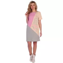 Платье трикотажное Элеон (персиковое) рр