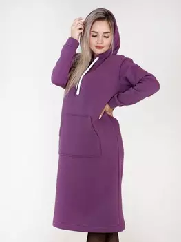 Платье трикотажное Эрми (сливовое)