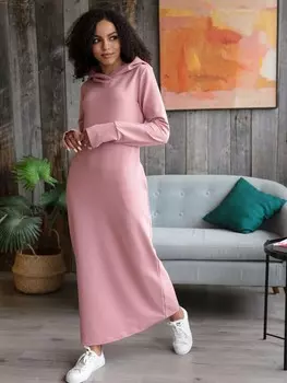 Платье трикотажное Эрнестина (карамель)