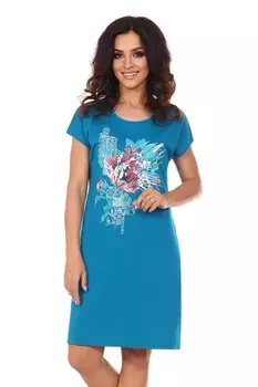 Платье трикотажное Эсм (морская волна)