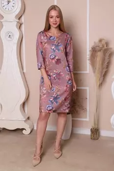 Платье трикотажное Юлали (розовое) рр