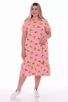 Платье трикотажное Камила (коралловое)