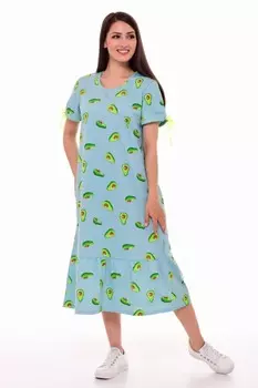 Платье трикотажное Камила (ментоловое)