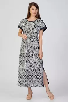 Платье трикотажное Каре (узоры)