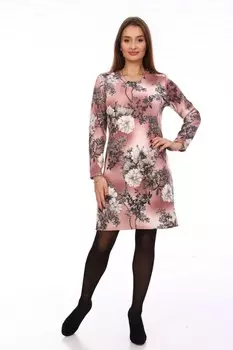 Платье трикотажное Карлин (терракотовое)