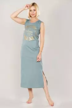 Платье трикотажное Кармен (оливковое)