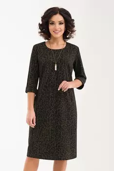 Платье трикотажное Кассия (черное)