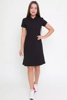 Платье трикотажное Каталина (черное)