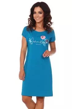 Платье трикотажное Келина (морская волна)