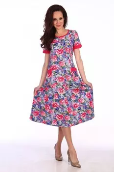 Платье трикотажное Кинтия (розовое) рр