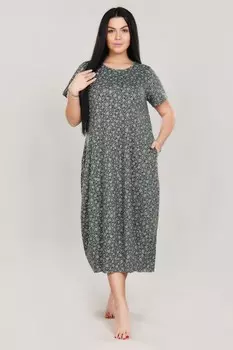 Платье трикотажное Китти (зеленое) рр