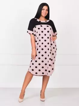 Платье трикотажное Клития (розовое)