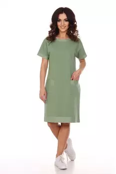 Платье трикотажное Кримхилд (фисташковое)