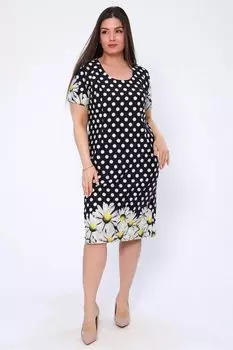 Платье трикотажное Латиша (черное)