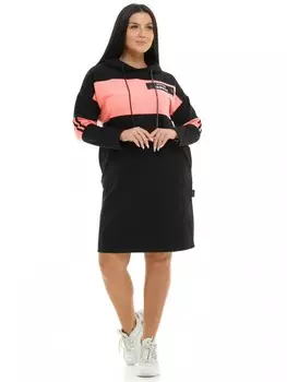 Платье трикотажное Лакса (розовое)