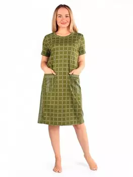 Платье трикотажное Легенда (хаки) рр