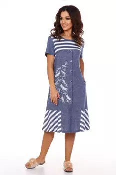 Платье трикотажное Леони (в ассортименте) рр