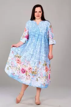 Платье трикотажное Леонида (магнолия) рр