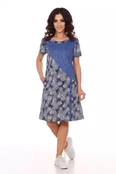 Платье трикотажное Леся (перья) рр