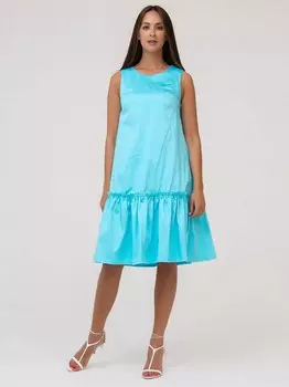 Платье трикотажное Линдита (бирюзовое)