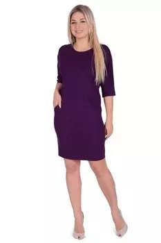 Платье трикотажное Линетта (фиолетовое) рр