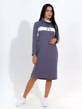 Платье трикотажное Лунара (серое) рр