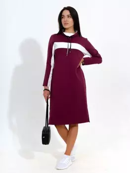 Платье трикотажное Лунара (сливовое)