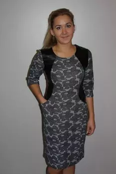 Платье трикотажное Мадонна