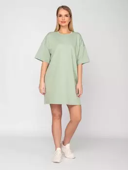 Платье трикотажное Магда (шалфей)