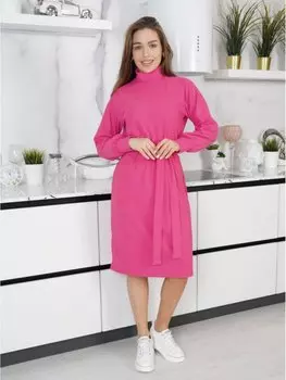 Платье трикотажное Мэгги (розовое)