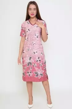 Платье трикотажное Марго (розовое) рр