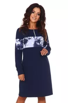 Платье трикотажное Мэрион (синее)