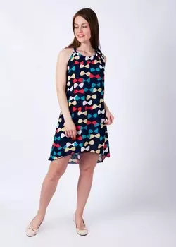 Платье трикотажное Мэрит (синее) рр