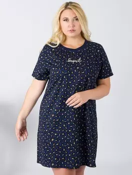 Платье трикотажное Марлис (синий)