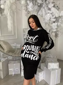 Платье трикотажное Матрикс