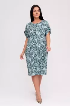 Платье трикотажное Милоша (зеленое)