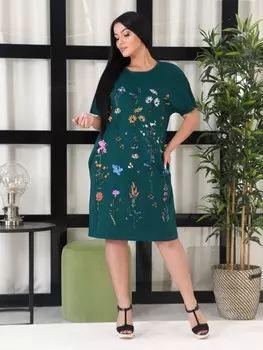 Платье трикотажное Мир