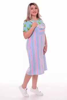 Платье трикотажное Мирна (ментоловое)