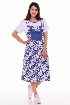 Платье трикотажное Мюних (синее)