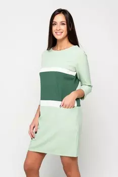 Платье трикотажное Омега (фисташковое)