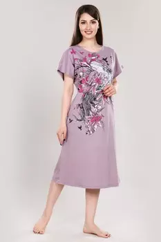 Платье трикотажное Онндрия (какао)