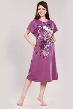 Платье трикотажное Онндрия (лиловое)