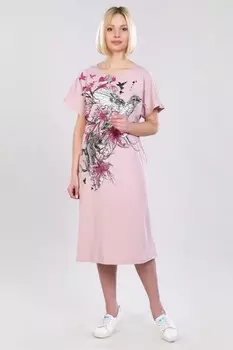 Платье трикотажное Онндрия (сухая роза) рр