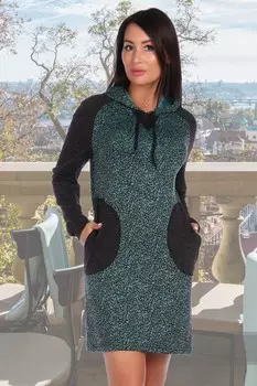 Платье трикотажное Пантера