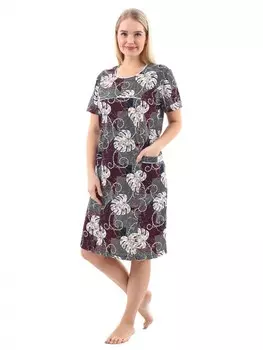 Платье трикотажное Павла (листья) рр